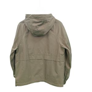 Veste tactique à capuche Techwear pour homme 2025 - Beige, surdimensionnée, utilitaire, cargo, streetwear, imperméable, vêtements d'extérieur - Product Image 3