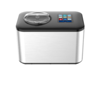 Machine à glaces automatique à grande vitesse pour la maison, entièrement automatique, avec écran LCD, dureté réglable, 2 litres