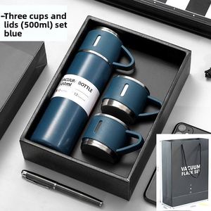 Ensemble de Bouteilles Isothermes Personnalisables en Acier Inoxydable, Anti-fuite, avec 2 Tasses – Cadeau Tendance et Personnalisable avec Logo - Product Image 4