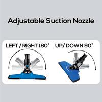 Aspirateur sans fil d'usine, tout-en-un pour le nettoyage multi-usages, léger et portatif pour les sols durs/poils d'animaux/tapis
