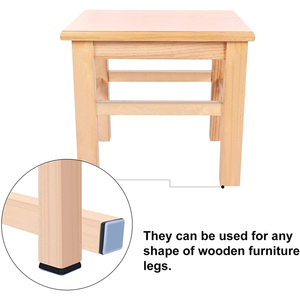 Deslizadores cuadrados para muebles, protectores <span class=keywords><strong>de</strong></span> patas para sillas, muebles <span class=keywords><strong>de</strong></span> <span class=keywords><strong>madera</strong></span> dura - Product Image 3