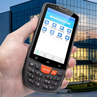 Terminal portable d'entreprise pour ordinateur mobile, lecteur de codes-barres, PDA robuste, Android 12/15, IP65, scanner de données, lecture laser 1D/2D