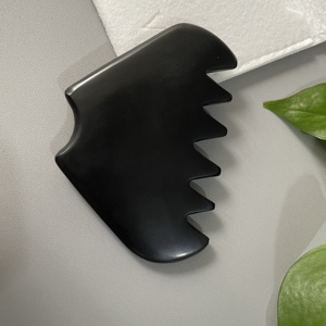 Custom naturale Bian Stone Gua Sha pettine Anti-invecchiamento bellezza cura della pelle giada Guasha Si Bin <span class=keywords><strong>viso</strong></span> raschiatura pietra <span class=keywords><strong>massaggio</strong></span> - Product Image 6