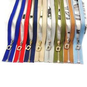 Deeppeel ZA117 40cm <span class=keywords><strong>fermeture</strong></span> à glissière en métal à extrémité ouverte pour la couture de sacs, veste en duvet, jupe, accessoires pour vêtements - Product Image 2