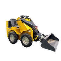 Mini-chargeuse sur chenilles compacte avec transmission hydraulique pour travaux de terrassement et aménagement paysager, livraison gratuite
