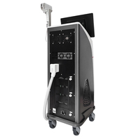 Appareil d'épilation laser à diode non cristalline FAC 4 ondes (755nm, 808nm, 940nm, 1064nm) avec refroidissement TEC et fonction de nettoyage de la peau