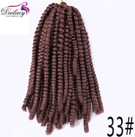 Extensions de cheveux crochet haute température tresses synthétiques de cheveux crochet printemps torsion pour femmes