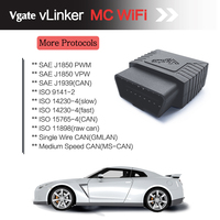 VLinker-herramienta de diagnóstico OBD2, dispositivo de escaneo, lector de código de coche, escáner de diagnóstico OBD2, Wi-Fi, MC, WIFI