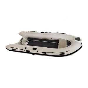 Bateau gonflable en PVC/Hypalon, 14 pieds, <span class=keywords><strong>420</strong></span>, coque en V profond, <span class=keywords><strong>Semi</strong></span>-<span class=keywords><strong>rigide</strong></span>, en aluminium, pour la pêche - Product Image 5