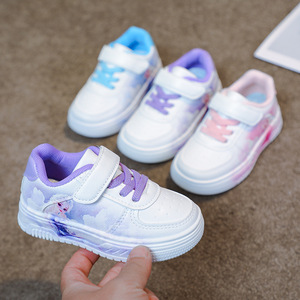 2025 filles polyvalent dessin animé sport baskets blanc respirant décontracté étudiant chaussures à la mode pour printemps automne nouveau enfants Sport - Product Image 2