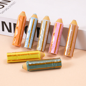 Hexagonal Pencil Eraser YC-80243 Mixed Packaging TPR Material For Students And Art Use - Product Image 3