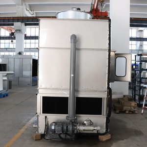 Torre de Enfriamiento Metálica Híbrida de Flujo Contrario con Bomba y Motor, Sistema de Enfriamiento de Agua Industrial con Certificación CTI para Centros de Datos - Product Image 1