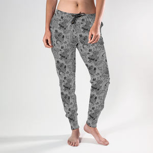 Personalizado Paisley acuarela flores florales Flores <span class=keywords><strong>tulipanes</strong></span> hojas estampado Joggers pantalones de chándal de alta calidad cónicos pantalones de gran tamaño - Product Image 4