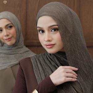 شال من الرايون، شال من الفسكوز والقطن، وشاح قطني مجعد من الرايون والفسكوز، وشاح فسكوز، حجاب فسكوز سادة - Product Image 5