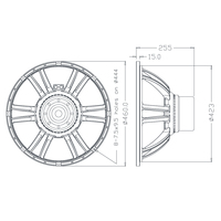 Nouvel arrivage : Haut-parleur passif HBSOUND 18 pouces à aimant néodyme 8/4 Ohm, boîtier métallique, pour sonorisation Line Array, 1800W de puissance nominale, 3600W de puissance de programme