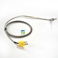 Kustom termokopel sensor suhu gas knalpot tipe EGT K untuk Gas dengan ujung terbuka