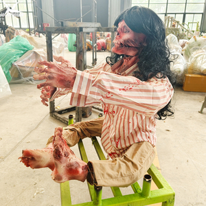 Haunted House Props Holding Zombie Hand Puppet Halloween <strong>Animatronic</strong> Scary Life Size <strong>Woman</strong> Ghost 3D Printing for Amusement Park - Product Image 3