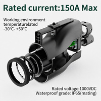Adaptateur de charge CC pour véhicules électriques CHAdeMO vers CCS2 250A 1000V, IP54, contacts argentés, vente en gros, direct usine pour l'approvisionnement des flottes