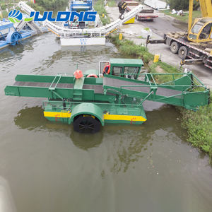 Enlèvement automatique des mauvaises herbes aquatiques et écumoire de déchets Machine de nettoyage de rivière <span class=keywords><strong>bateau</strong></span> avec <span class=keywords><strong>moteur</strong></span> et collecteur d'ordures - Product Image 3