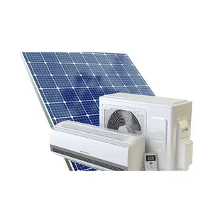 Solar variabel frekuensi AC sistem rumah Dinding Split Hybrid Panel AC bertenaga Solar AC pendingin udara
