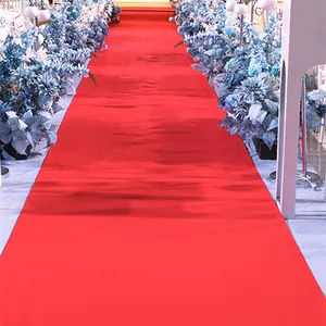 China Velour Single Color Commercial Use Carpet For Wedding Opening Ceremony Indoor Outdoor Event Wedding Exhibition Carpet