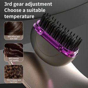 Cepillo Alisador de Cabello Inalámbrico Portátil, Mini Peine Alisador de Cabello Inalámbrico Portátil - Product Image 3