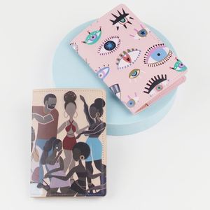 Cartera de Viaje Vintage con Logotipo Personalizado, Bloqueo RFID, Porta Pasaportes con Cierre Magnético, Funda de Cuero PU Impermeable para Familia - Product Image 3