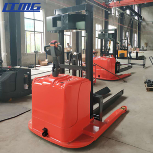 LTMG2022新しいタイプの自動ストラドルレッグスタッカー1000kg1500kg 2ton 3ton AGV電動スタッカー、2mダブルマスト付き - Product Image 6