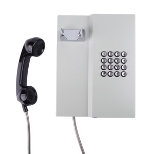 Teléfono de Ayuda Público Montado en Pared para Servicios Comunitarios con Teclado Metálico y Cable Reforzado para Parques y Calles - Product Image 3