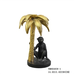 Molde de Resina Personalizado con Diseño de Mono Dorado, Decoración para el Hogar, Portavelas Interior - Product Image 2