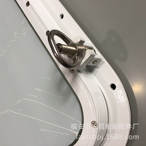 Fenêtres coulissantes doubles fournies par le fabricant, lucarnes et hublots rectangulaires en alliage d'aluminium pour yachts, quincaillerie marine - Product Image 3