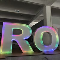 Lettres lumineuses LED de 4 pieds pour fêtes et mariages