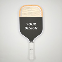 Raquette de pickleball MST Professional Custom en fibre de carbone 14 mm 16 mm, approuvée USAPA, performance, puissance et contrôle.