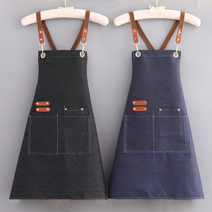 Vente chaude version coréenne personnalisée à la mode adulte hommes et femmes cuisine café magasin de thé au lait <span class=keywords><strong>tablier</strong></span> anti-salissure - Product Image 2