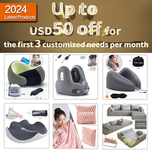 Mặt Trăng Hình Dạng Nóng Bán Khăn Cổ Gối Với Bộ Nhớ Bọt Làm Đầy + Bông Gối Nhỏ Du Lịch Cổ Gối - Product Image 5