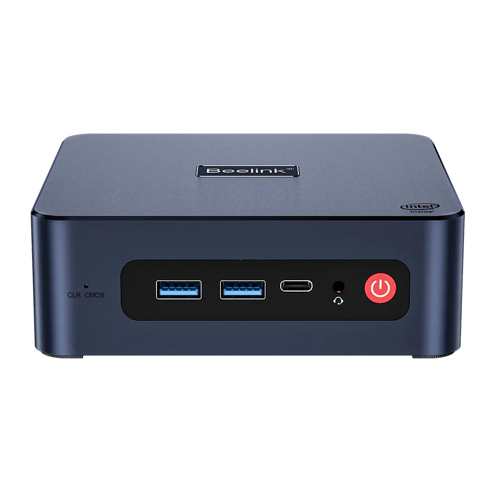 Beelink U59ProミニデスクトップN51054コアDDR4 16GB SSD512GBトリプルスクリーンディスプレイ4K60Hz WiFi5 Windows 11 MINI PC