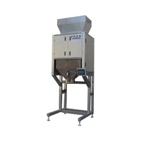 Machine de remplissage, pesage, scellage et emballage semi-automatique pour sacs préformés, pour sucre, riz, haricots secs, provenant d'une usine chinoise
