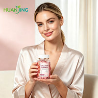 Gummies OEM au Glutathion et Collagène Saveur Fraise, Anti-Âge, Éclat Extra Fort, Blanchiment et Éclaircissement de la Peau, 60 Gummies