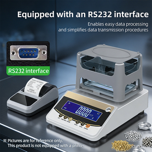 Testeur de pureté de l'or, densimètre pour métaux précieux, densimètre pour l'or, testeurs électroniques d'or avec interface d'impression RS232 - Product Image 1