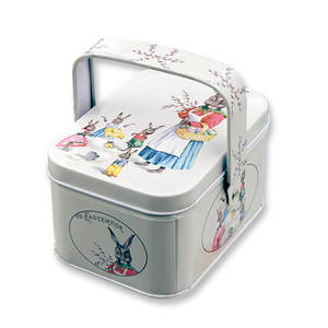 Nuovo arrivo <span class=keywords><strong>vintage</strong></span> piccola <span class=keywords><strong>valigia</strong></span> di latta di stoccaggio contenitore di caramella cambiamento scatola auricolari scatola piccola <span class=keywords><strong>valigia</strong></span> - Product Image 6