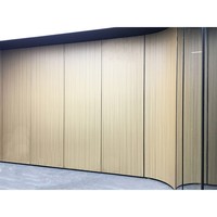 Cloison pliante mobile de 85 mm STC45, cloison insonorisée, cloison amovible suspendue au plafond, séparateur de pièce pour salle de bal d'hôtel
