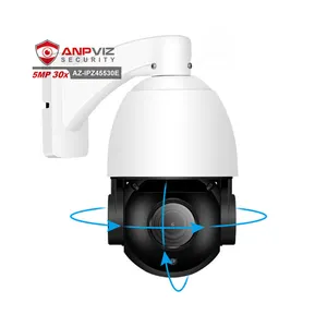Ptz ANPVIZ 5MP Ip Camera PTZ IP Cameras Dome Security Camera POE Outdoor IP66 30X Zoom Night Vision 80m H265 Built In Microphone P2P
