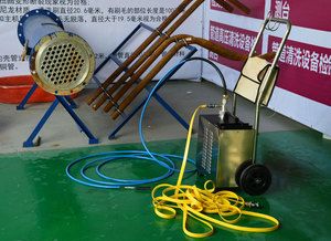 เครื่องปลดบล็อกไฟฟ้าแบบพกพาสำหรับท่อโลหะเครื่องแลกเปลี่ยนความร้อนชิลเลอร์คอนเดนเซอร์ทำความสะอาดด้วยตนเองประเภทการทำความสะอาดสภาพใหม่ - Product Image 2