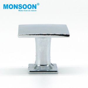 Herraje Ecológico de Aleación de Zinc para Cocina y Dormitorio, Tirador de Puerta de Armario Redondo/Cuadrado, Tirador de Cajón de Cómoda - Product Image 2