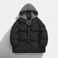 Grandes Ventes : Doudoune Chaude d'Hiver pour Homme, Vêtement Utilitaires avec Capuche à Doublure Amovible Personnalisable