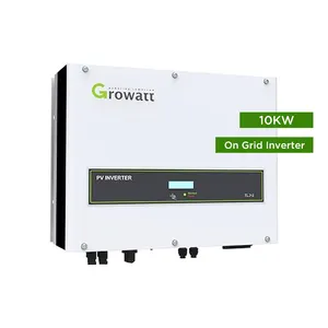Onduleur solaire triphasé Growatt 10Kw convertisseur Monofasico pour panneau 10000 Watt onduleurs reliés au réseau électrique pour système On Tie High