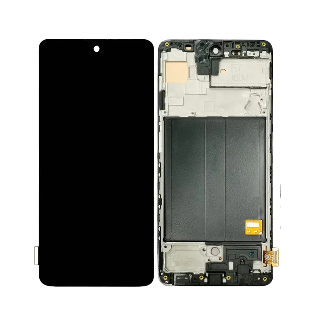 Cellphone LCD for Samsung Galaxy A51 Display OLED with Frame SM-A515F/A515W/A515U Touch Screen Digitizer Screen Pantalla Tactil