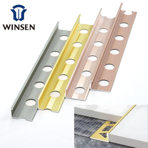 Profilé <span class=keywords><strong>d</strong></span>'angle moderne en L pour <span class=keywords><strong>carrelage</strong></span>, 90 degrés, 8mm 10mm 12mm, en aluminium personnalisé, étanche, durable, installation facile, garantie 5 ans - Product Image 6