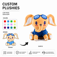 Peluche de dinosaure personnalisée de haute qualité pour bébé, animal en peluche doux et personnalisé, décoration de chambre d'enfant, poupée en peluche moelleuse