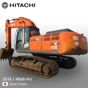 Sử dụng Hitachi zx350h máy xúc Nhật bản gốc ZX 350 H 35ton khai thác mỏ Digger nhiệm vụ nặng nề Máy thu thập thông tin - Product Image 1